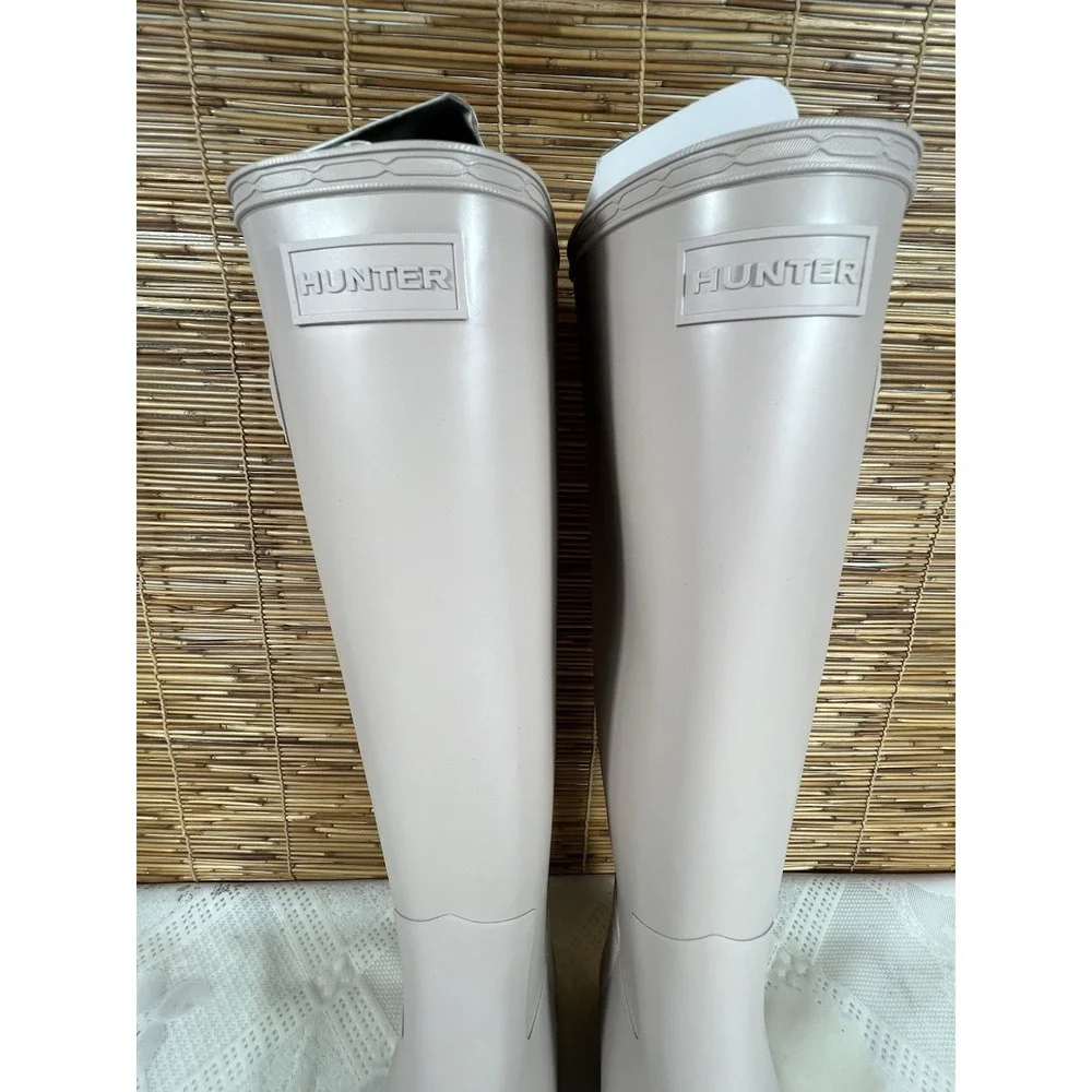 Hunter Original Tall Boot Light Natural  Women's Size 10M